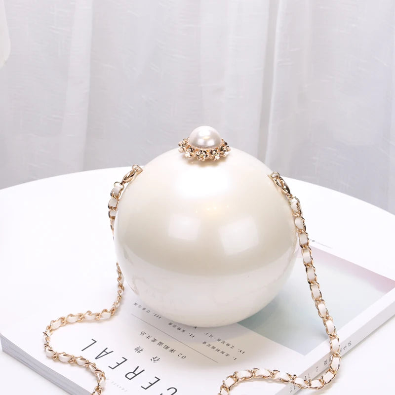Spherical Acrylic Crossbody Bag