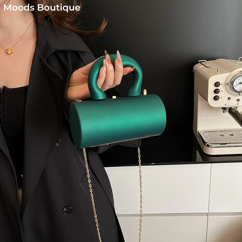 The Elegant Cylinlder Crossbody Bag