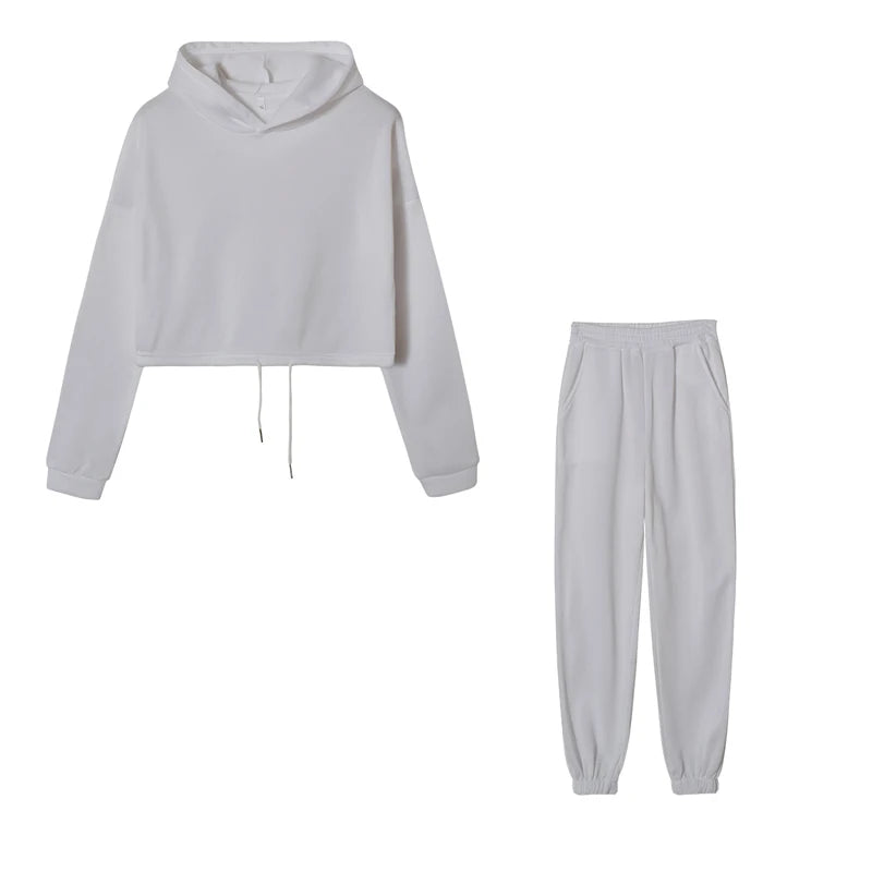 Hooded Sports Two-Piece Set