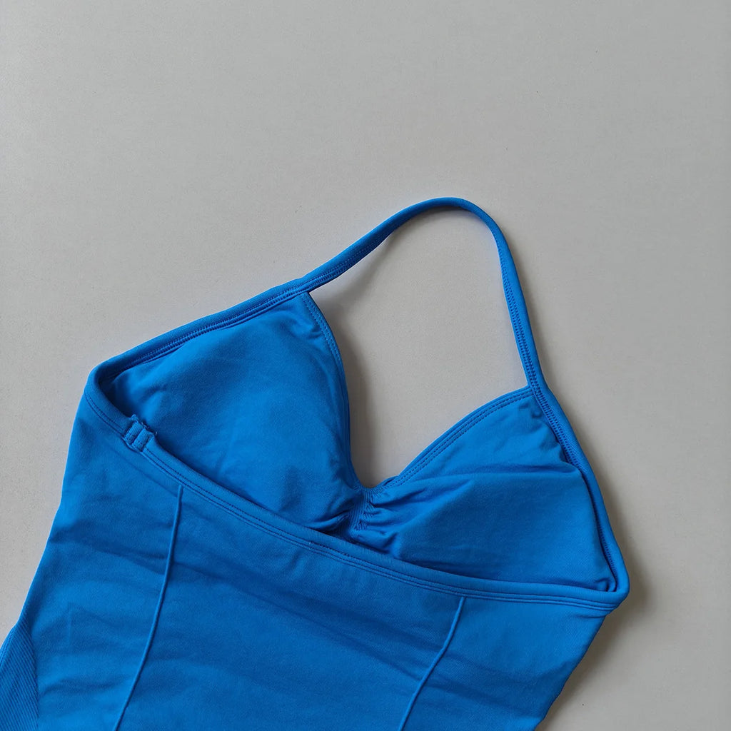 NO LOGO Backless Gym  Tank