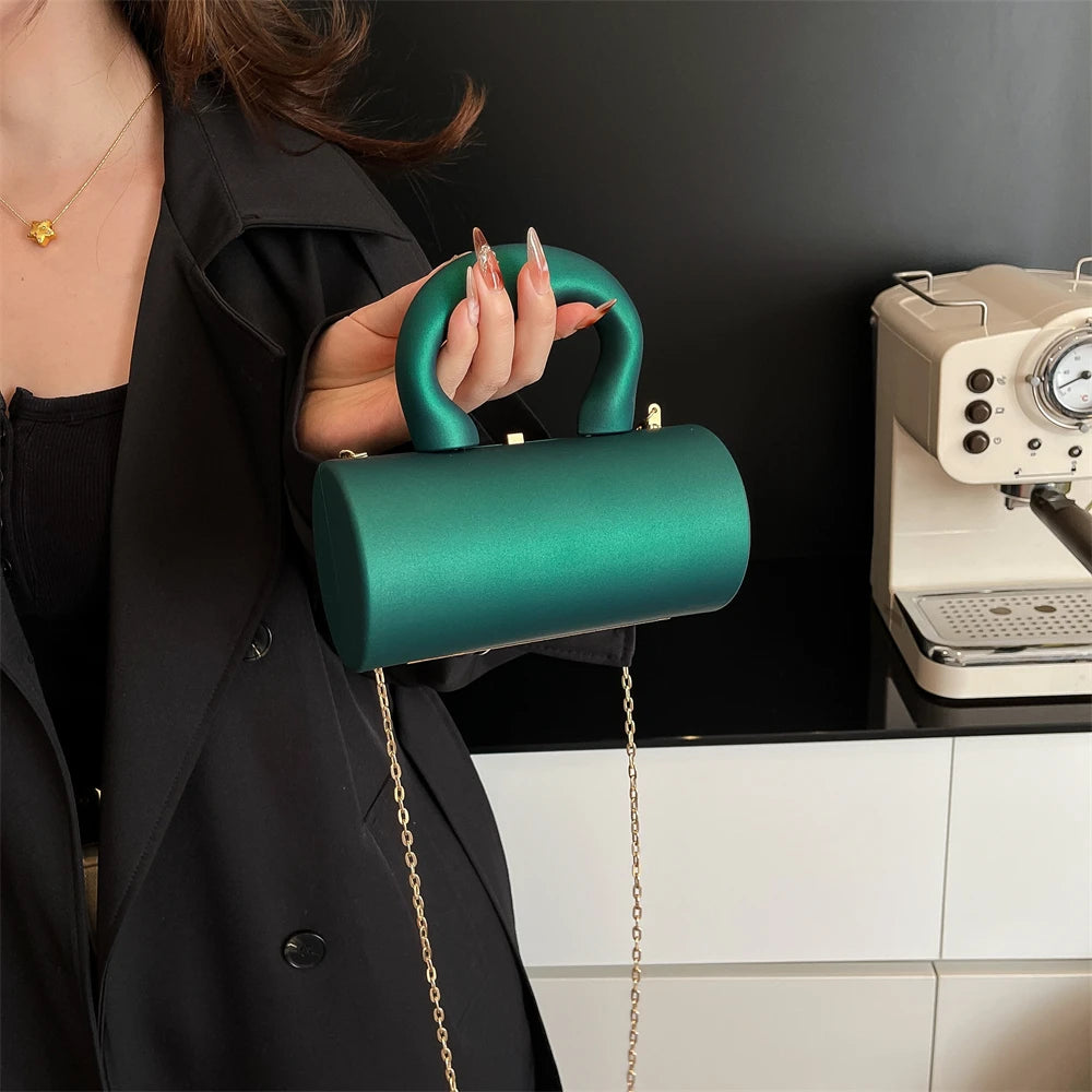 The Elegant Cylinlder Crossbody Bag