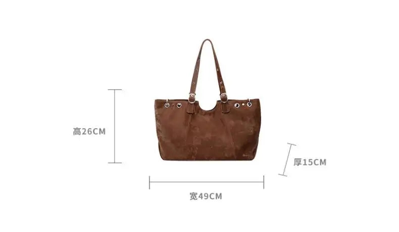 The Suede Personaility Tote