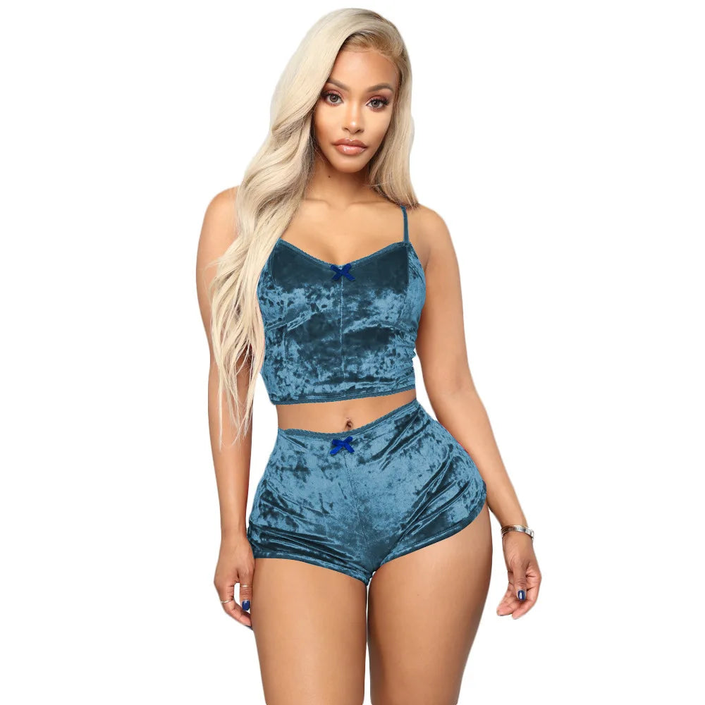 The Velvet Pajama Set