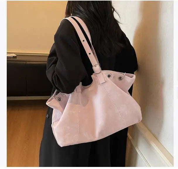 The Suede Personality Tote