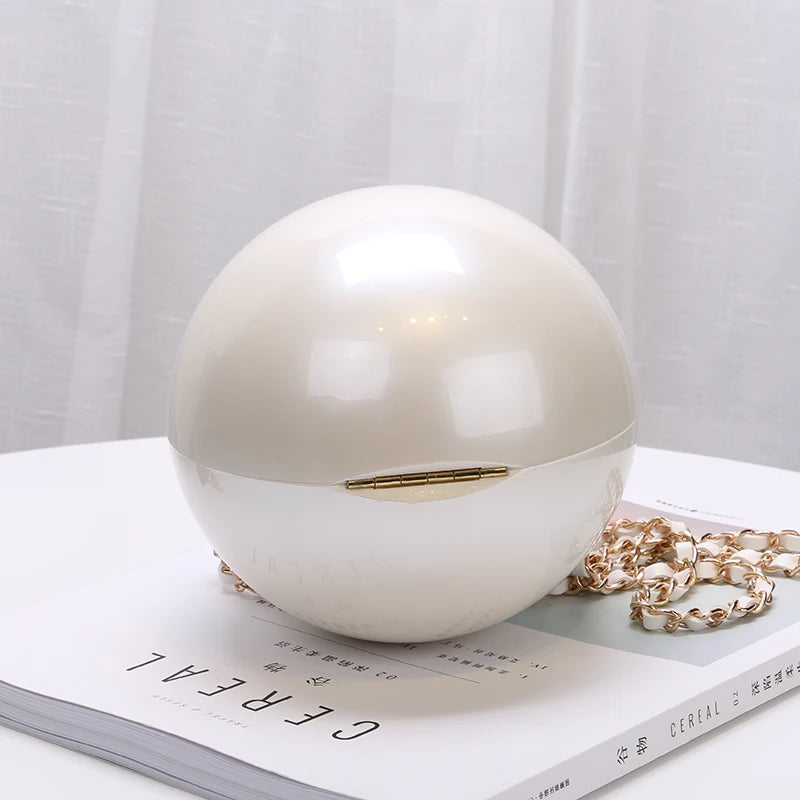 Spherical Acrylic Crossbody Bag