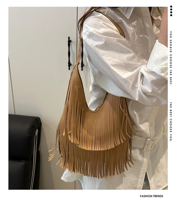 The Retro Tassel Tote