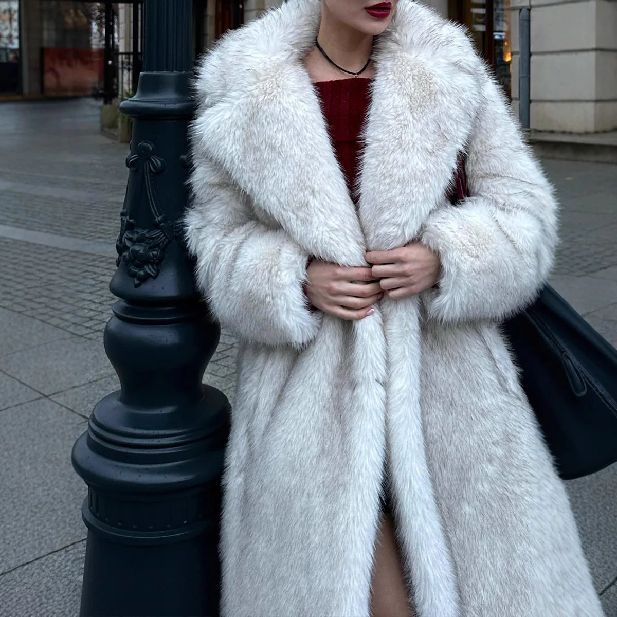Elegant Faux Fur Jacket
