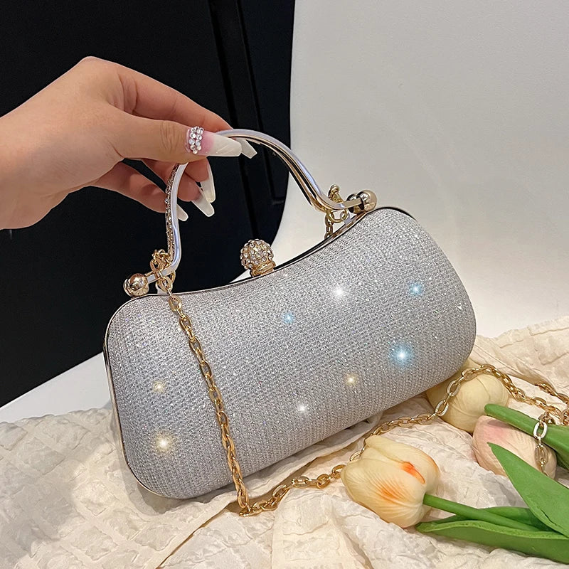 Buttoned Evening Clutch