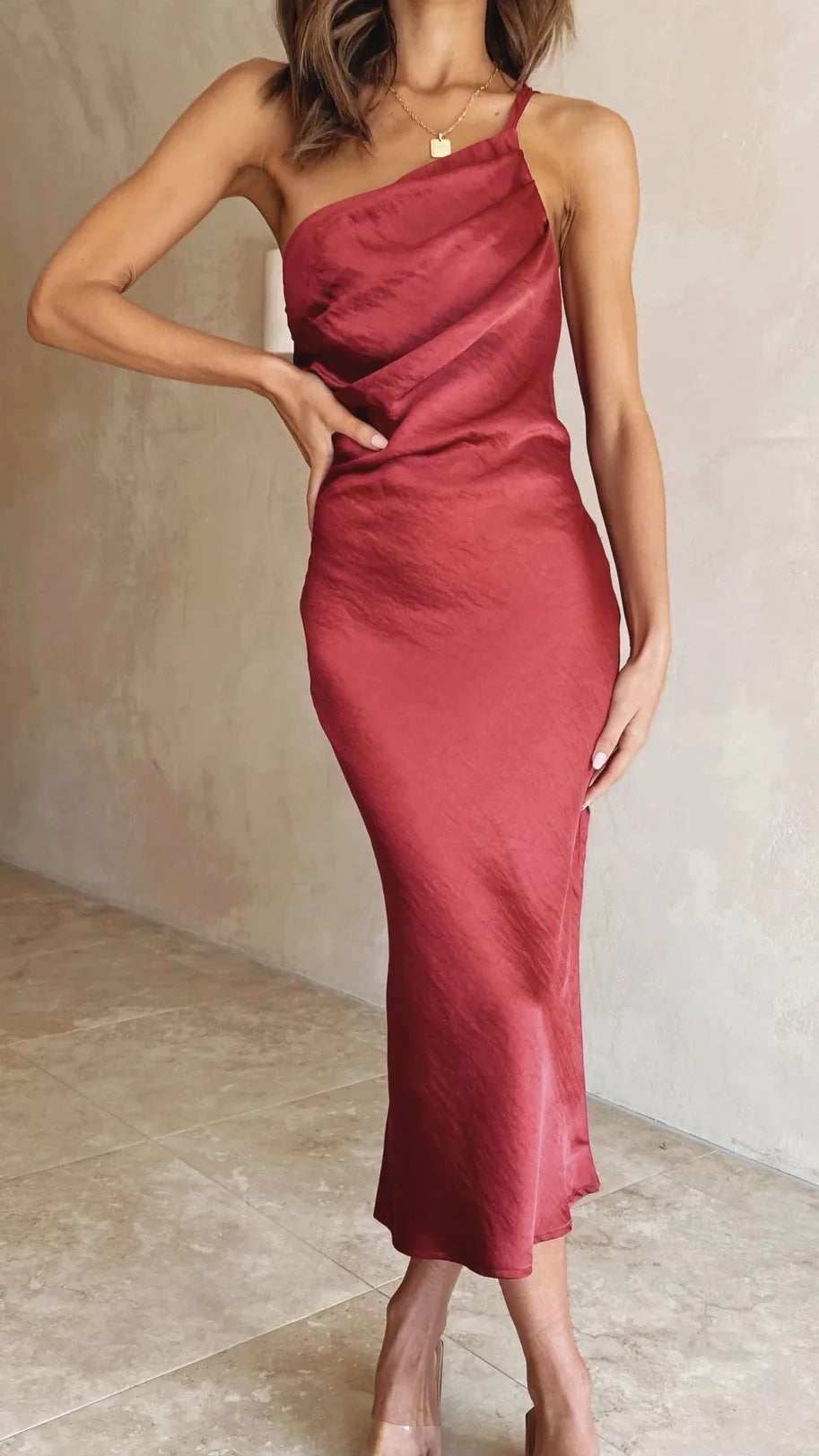 The Satin Sling Dress
