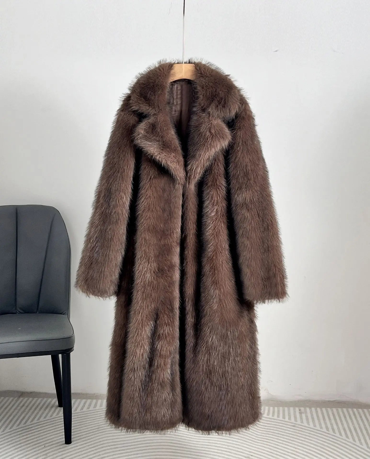 Vintage Faux Fur Overcoat