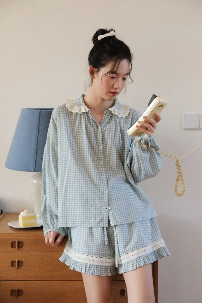 100% Cotton  Vintage Pajama Set