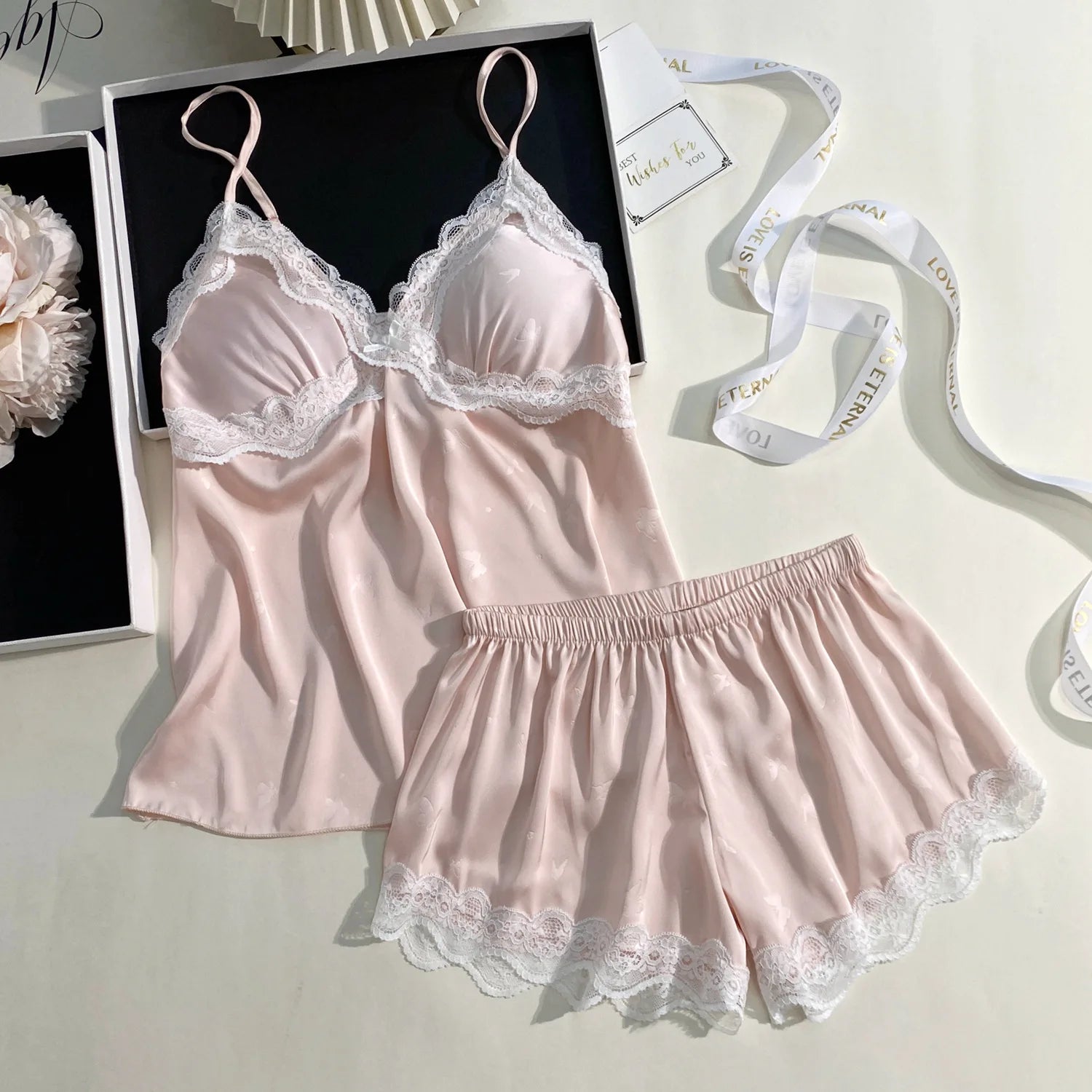 Suspender Lounge Set