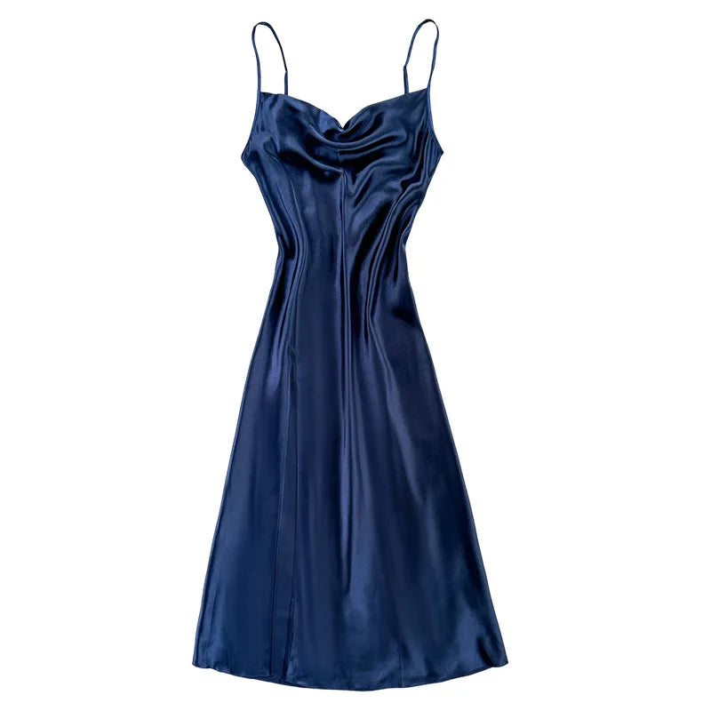 Ice Silk Halter Nightdress