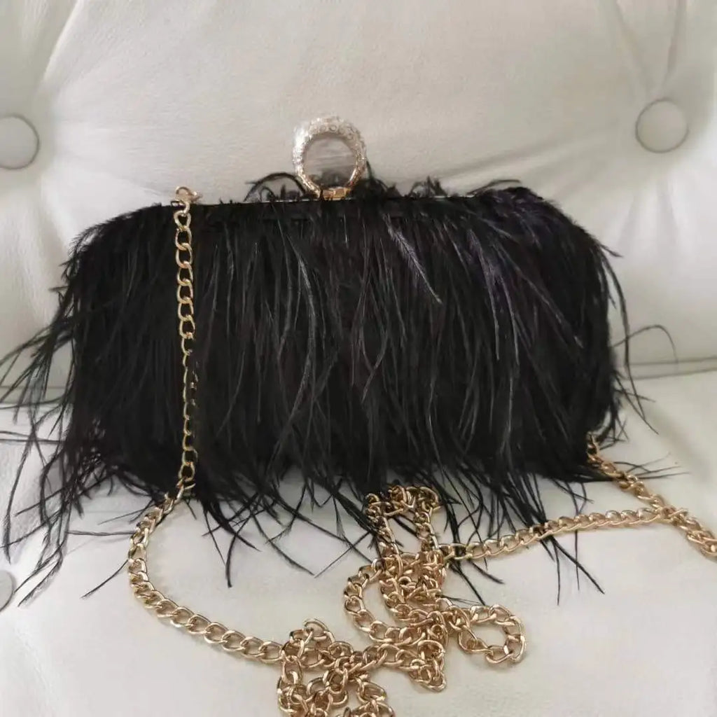 The Feather Clutch