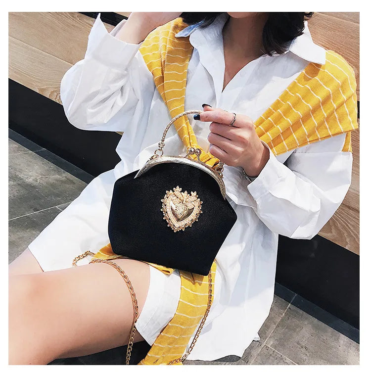 The Shiny Heart Luxury  Bag