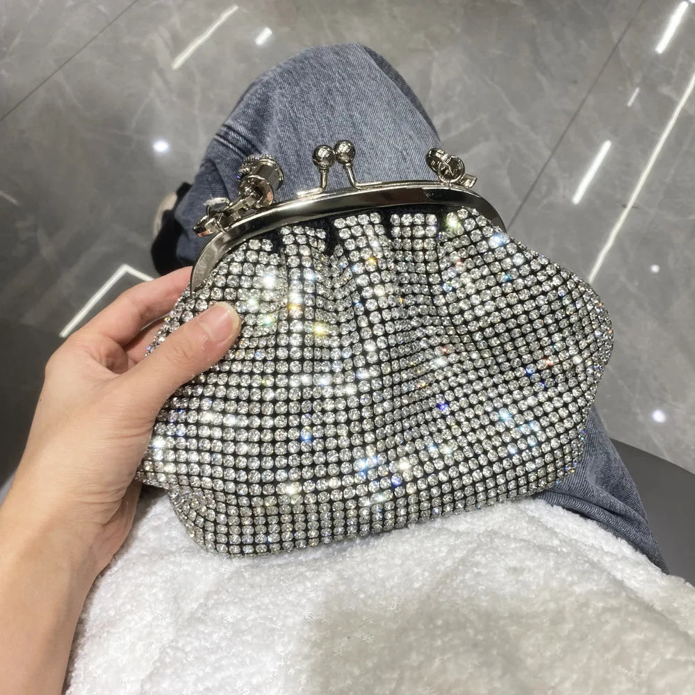 Rhinestone Wedding Clutch