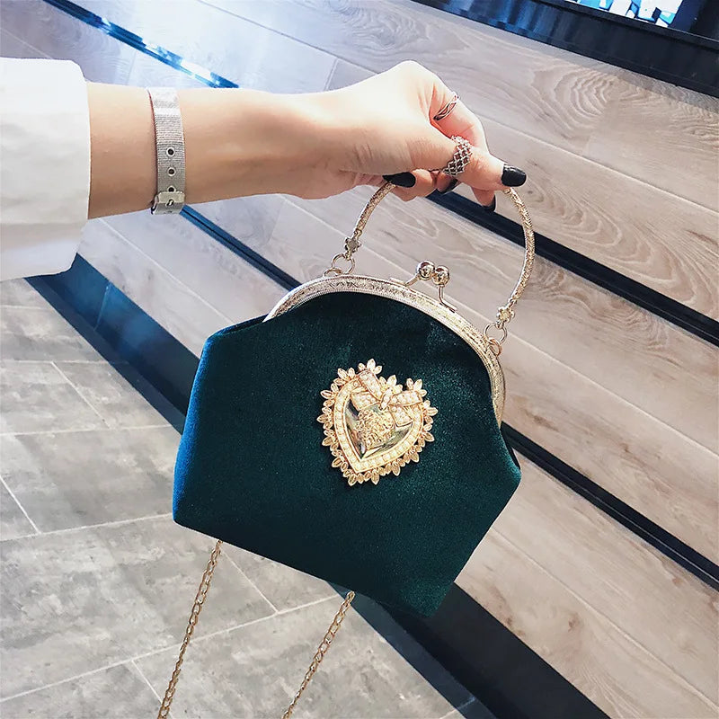 The Shiny Heart Luxury  Bag