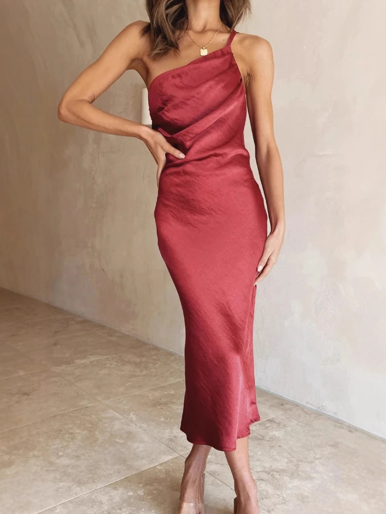 The Satin Sling Dress