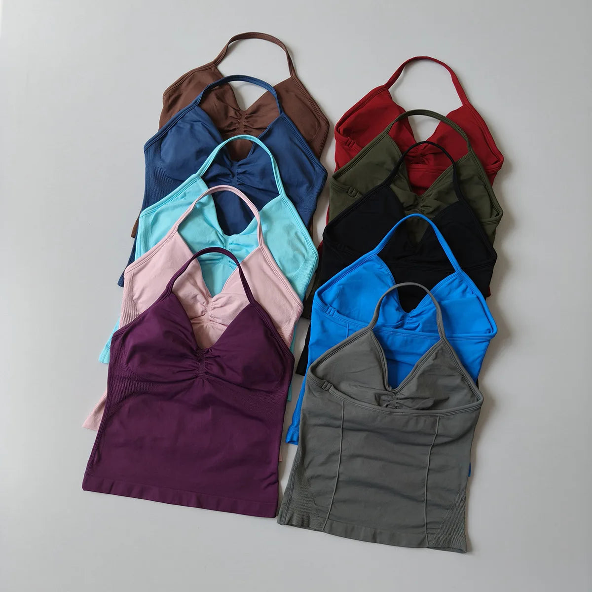 NO LOGO Backless Gym  Tank