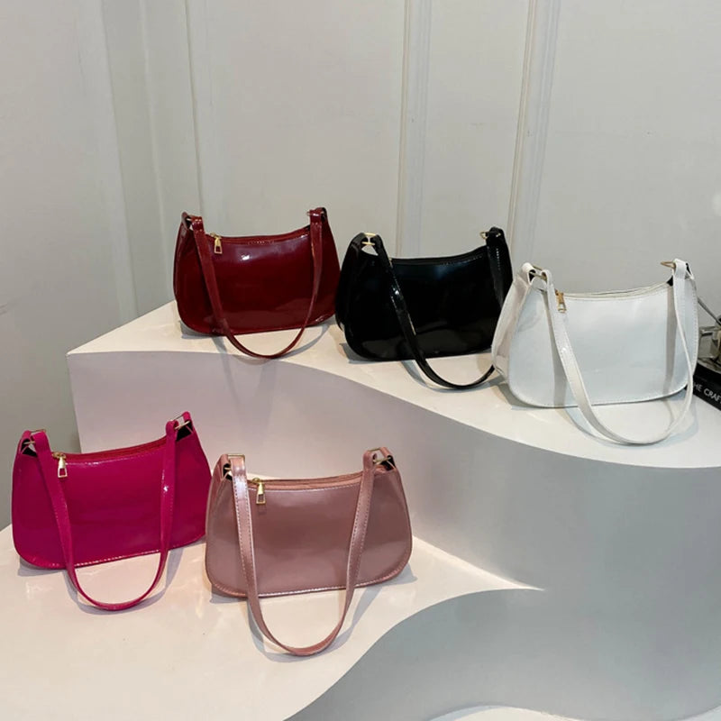 Retro Leather Underarm Bag