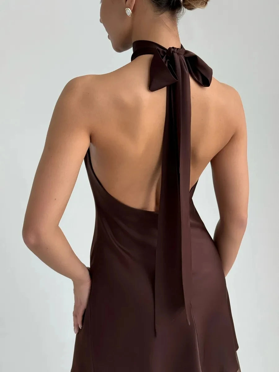 Gothic Halter Party Dress