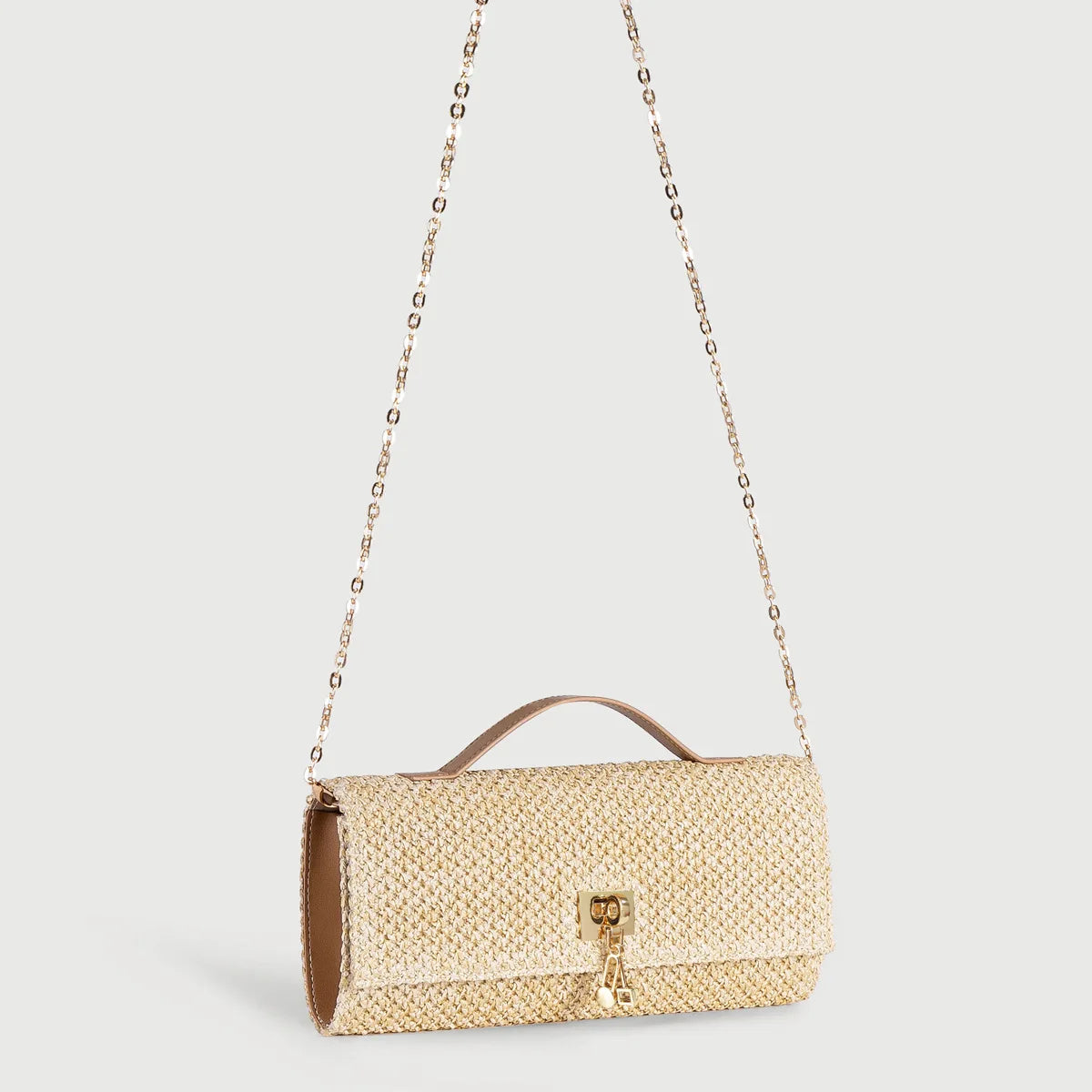 The Woven Straw Clutch