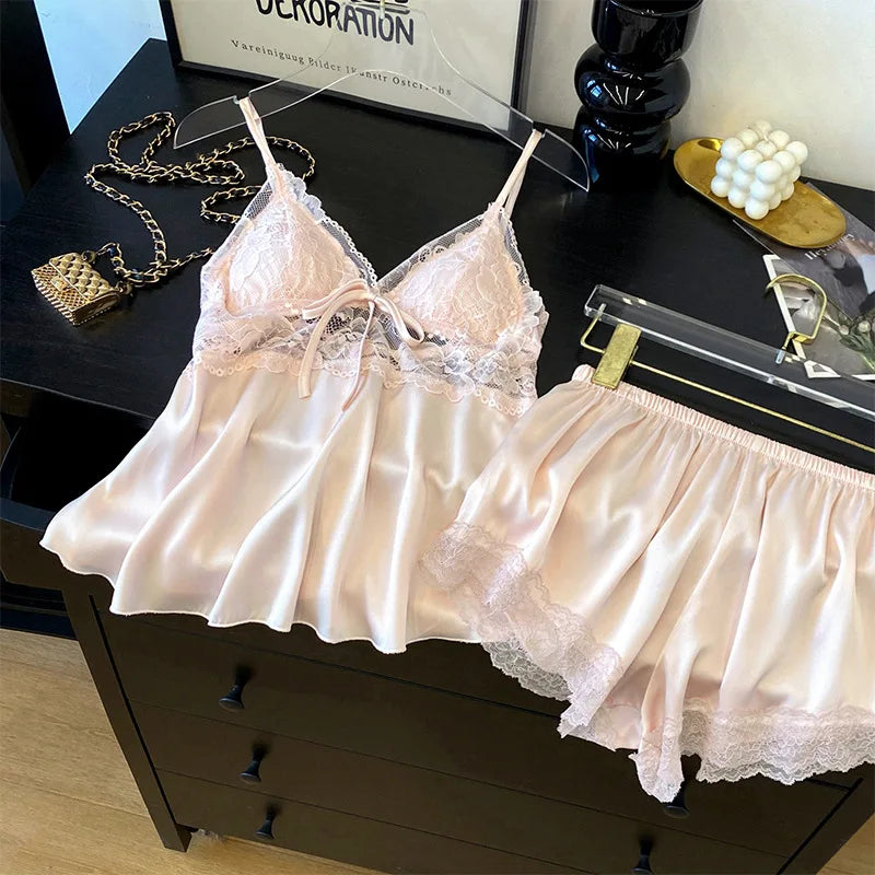 Suspender Lounge Set