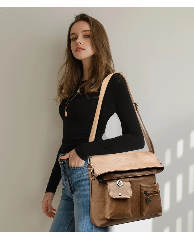 The Retro Crossbody Tote Bag