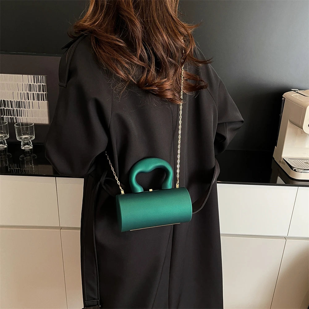 The Elegant Cylinlder Crossbody Bag
