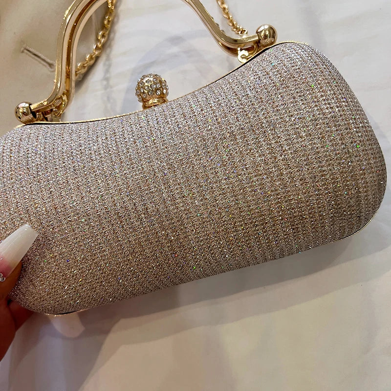 Buttoned Evening Clutch