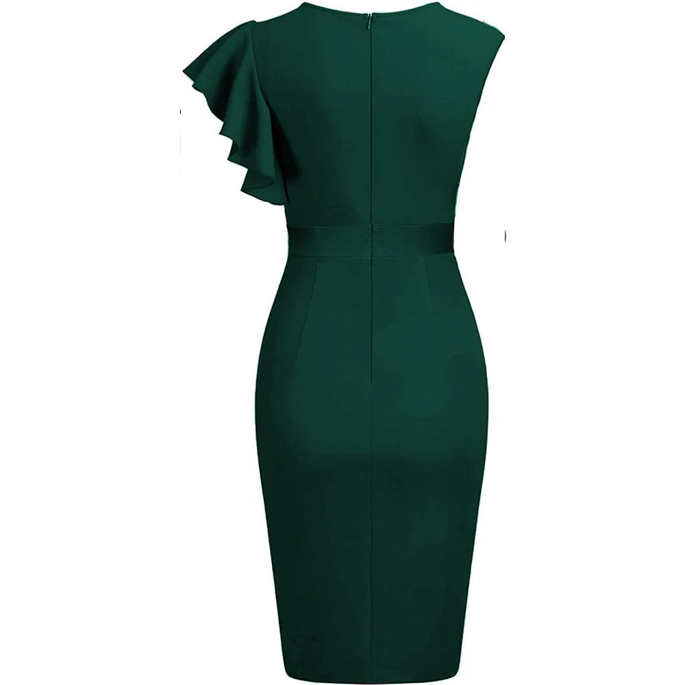 Ruffle Bodycon Dress