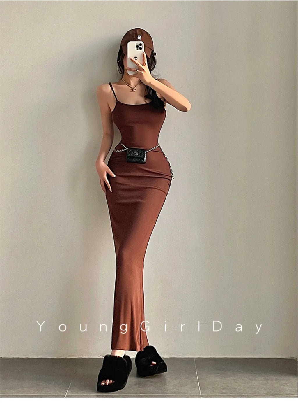 Slim Fit Fishtail Dress