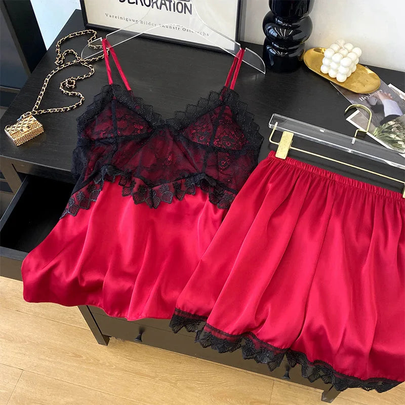 Suspender Lounge Set