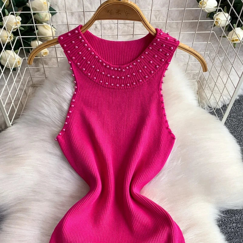 Ribbed Knit Bodycon Mini Dress