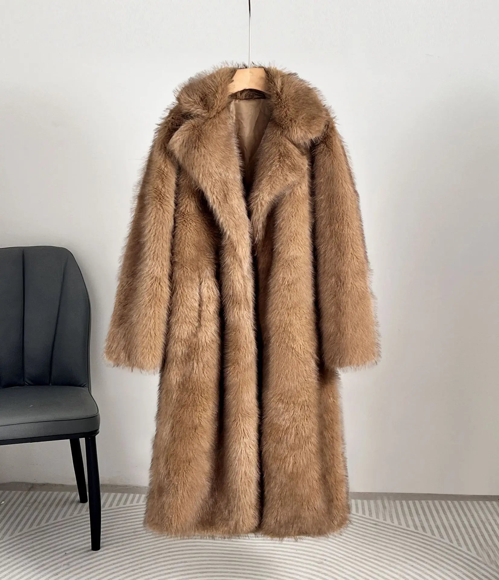Vintage Faux Fur Overcoat