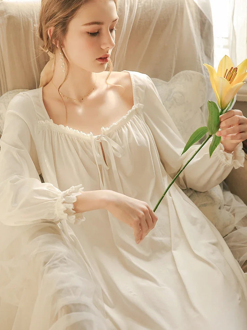 Victorian Ruffle Nightgown