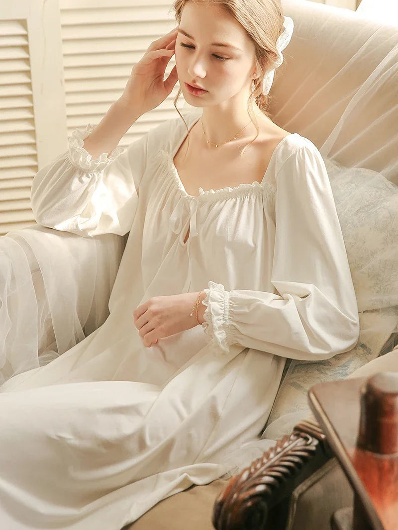 Victorian Ruffle Nightgown