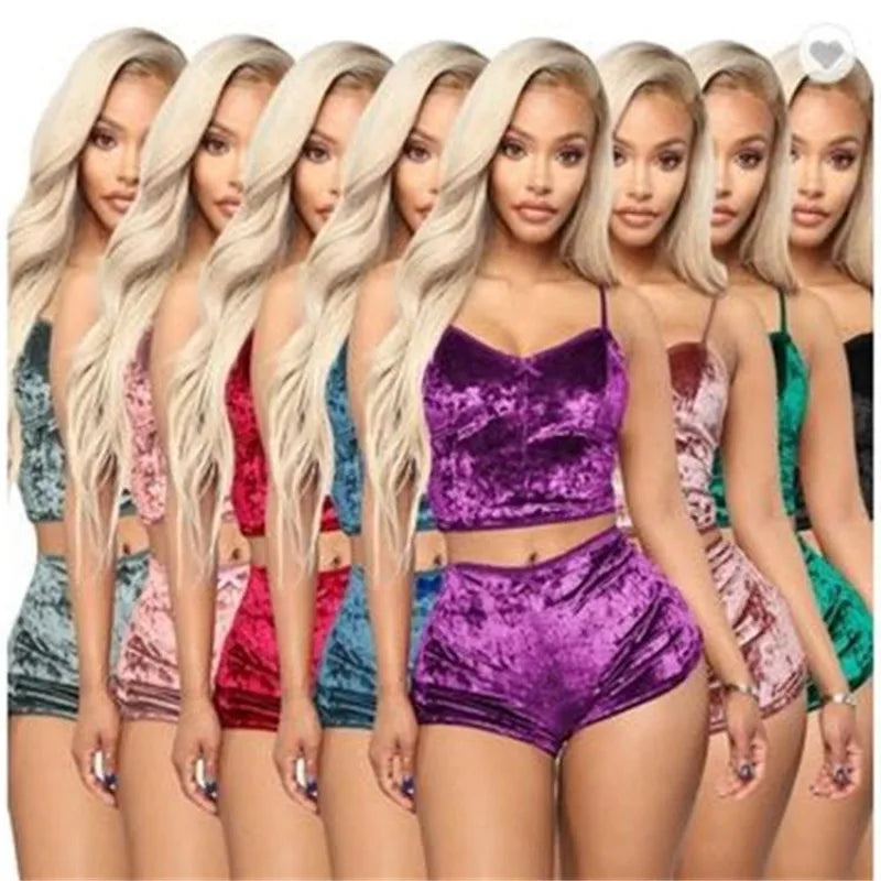 The Velvet Pajama Set