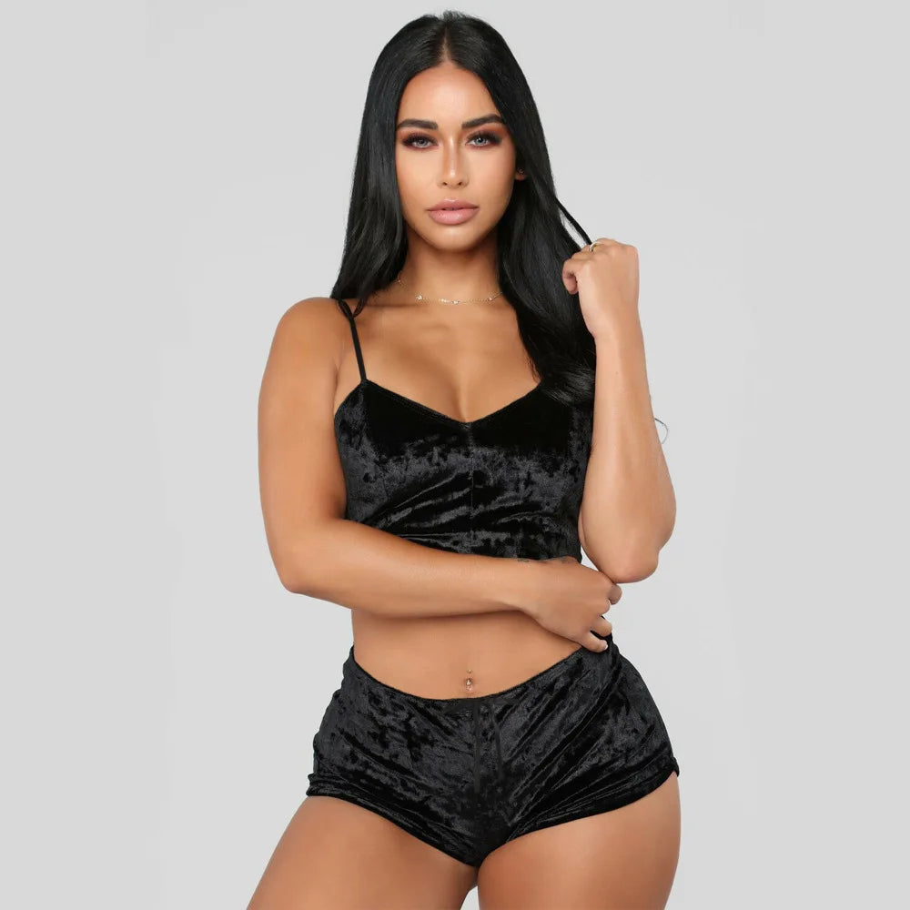 The Velvet Pajama Set
