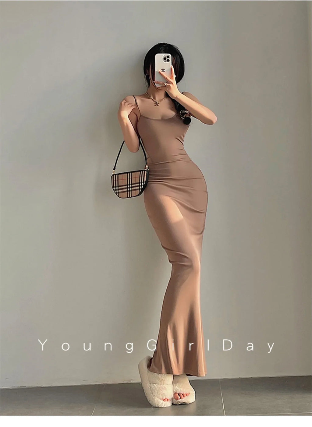 Slim Fit Fishtail Dress