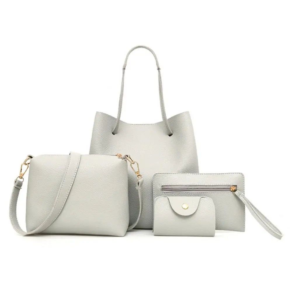 The 4 Piece Dream Faux Leather Handbag Set