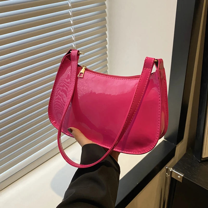 Retro Leather Underarm Bag