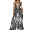 Sequin Spaghetti Strap Gown