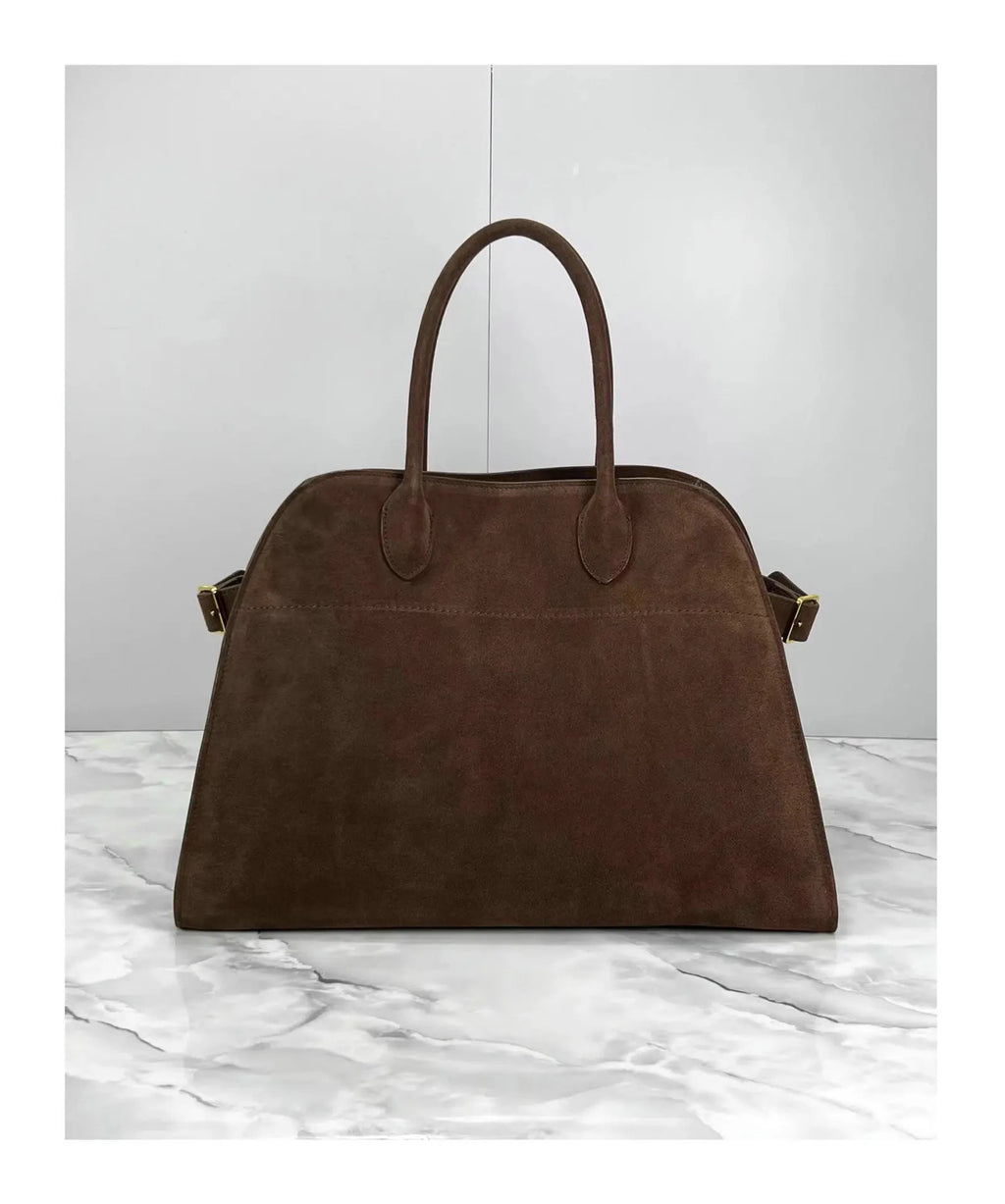 Faux Suede Tote Bag