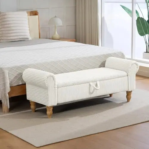 55" Queen End of Bed Storage Bench