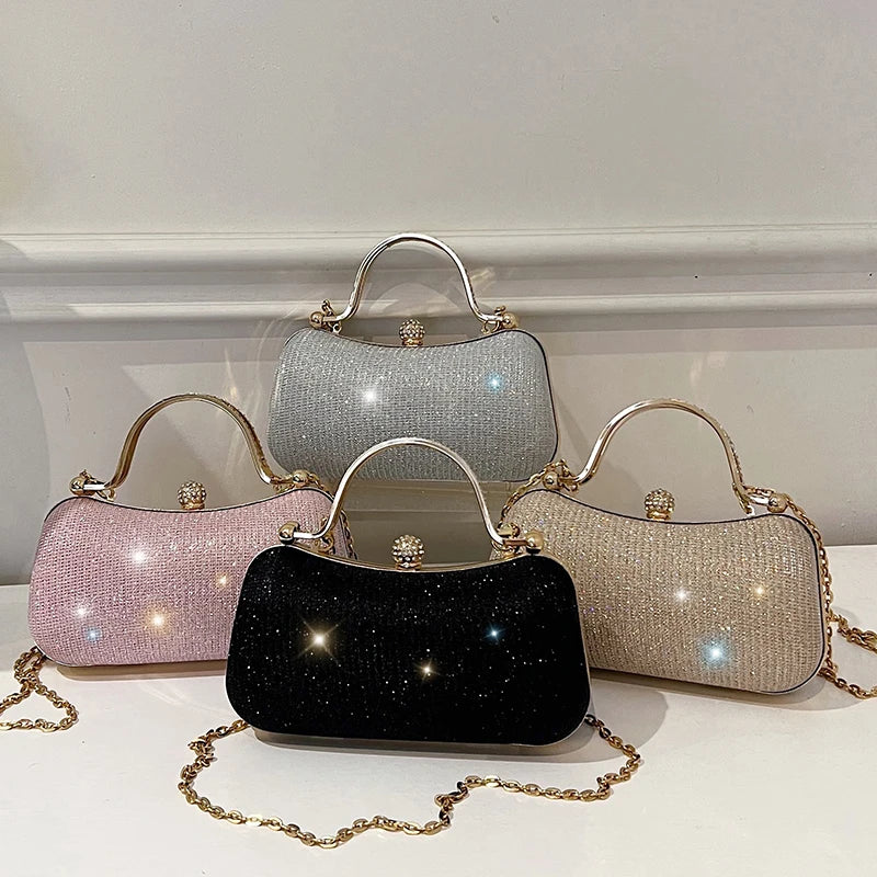 Buttoned Evening Clutch