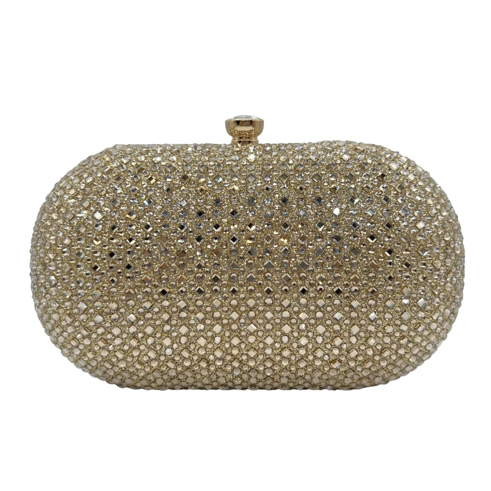 Rhinestone Crystal Clutch Purse