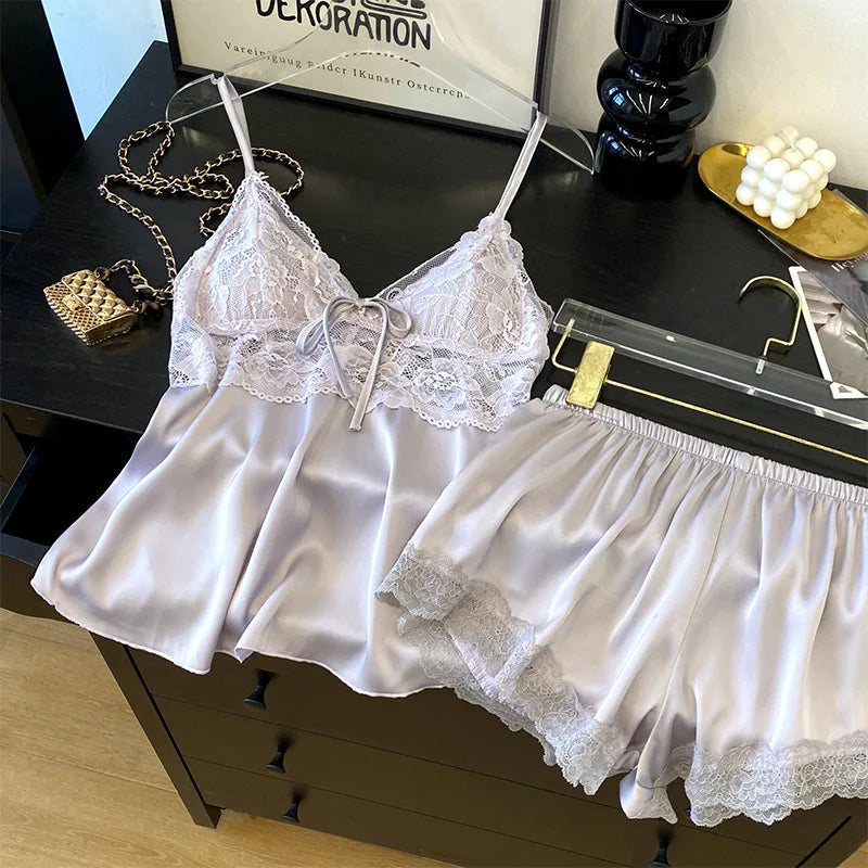 Suspender Lounge Set