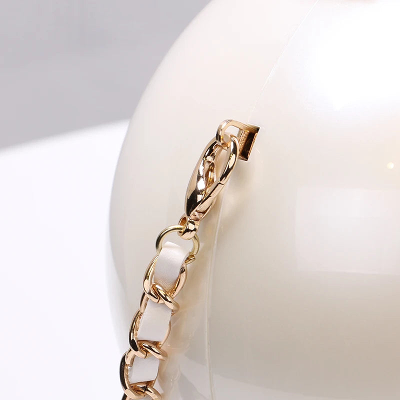 Spherical Acrylic Crossbody Bag