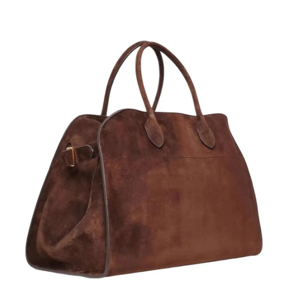 Faux Suede Tote Bag